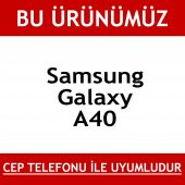 Samsung Galaxy A40 360 Derece Şeffaf Silikon Kılıf Komple Koruma - 2