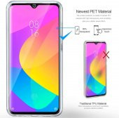 Xiaomi Mi 9 Lite 360 Derece Şeffaf Silikon Kılıf Komple Koruma - 3