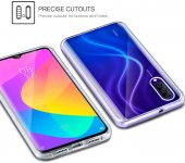 Xiaomi Mi 9 Lite 360 Derece Şeffaf Silikon Kılıf Komple Koruma - 5