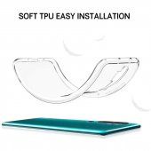Xiaomi Mi Note 10 Pro 360 Derece Şeffaf Silikon Kılıf Komple Koruma - 5