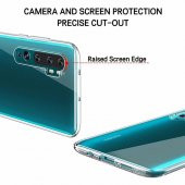 Xiaomi Mi Note 10 Pro 360 Derece Şeffaf Silikon Kılıf Komple Koruma - 7