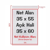 35 x 55 + 5 cm. Şeffaf Bantlı Jelatin - Yapışkanlı Poşet 25 Adet - 1