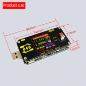 15W dijital USB DC-DC dönüştürücü XY-UDP 0.6-30V Voltaj Dönüştürücü - 6