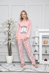 Kadın Pijama Takımı Best Friends Pijama Tampap 7428 - 1