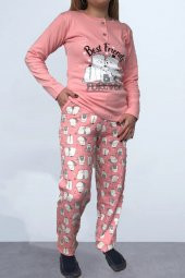 Kadın Pijama Takımı Best Friends Pijama Tampap 7428 - 2