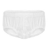 12 Adet Mevsim Erkek Çocuk Penye Slip Külot Beyaz 38601 - 1
