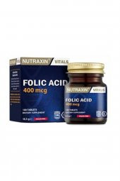 Nutraxin Folic Acid 400 Mcg 100 Tablet - 1