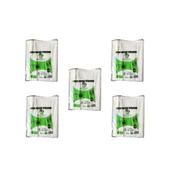 Doğanpack Şeffaf Naylon 3 lük 25x42 Cm. Bakkaliye Poşeti Torbası - 5 Kg. - Ort. 700 Adet - 5 Paket - 1