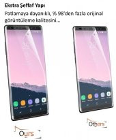 Samsung Galaxy S8 Plus AntiShock 3D Komple Full Ekran Koruma Nano Film SMG950 SMG955 - 7