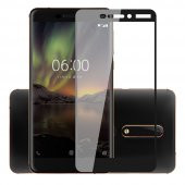 Nokia 6 3D Komple Kapatan Kırılmaz Full Cam Ekran Koruyucu TA1003 TA1000 TA1021 - 1