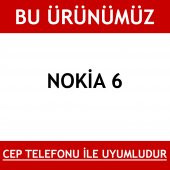 Nokia 6 3D Komple Kapatan Kırılmaz Full Cam Ekran Koruyucu TA1003 TA1000 TA1021 - 2