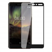 Nokia 6 3D Komple Kapatan Kırılmaz Full Cam Ekran Koruyucu TA1003 TA1000 TA1021 - 3