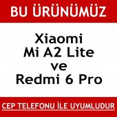 Xiaomi Mi A2 Lite 3D Komple Kapatan Kırılmaz Cam Ekran Koruyucu - 2