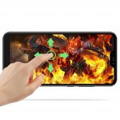 Xiaomi Mi A2 Lite 3D Komple Kapatan Kırılmaz Cam Ekran Koruyucu - 5