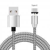 Type-C Usb Girişli Manyetik Mıknatıslı Şarj Kablosu - MAN254 - 2