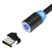 Type-C Usb Girişli Manyetik Mıknatıslı Şarj Kablosu - MAN254 - 4