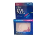 Ear Plug İpli Silikon Çocuk Kulak Koruyucu pembe - 1