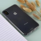 Apple iPhone XS 360 Derece Şeffaf Silikon Kılıf Komple Koruma - 4