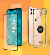 Apple iPhone XS Go Des 5 in 1 Full Body Shield Tam Koruma Set - 5