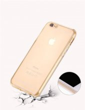 Apple iPhone 6s Plus 360 Derece Şeffaf Silikon Kılıf Komple Koruma - 5
