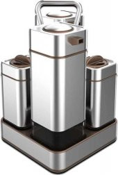 Korkmaz A697-02 Stora Satin 4lü Salata Sos Seti - 1