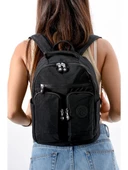 Water Proof Çok Bölmeli Mini Sırt Çantası Siyah-1009 thumbnail 1