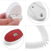 Sunup Yapışkanlı Duvar Tipi Spiral Kordonu Kumanda Telefon Tutma Standı Oteller İçin - 4