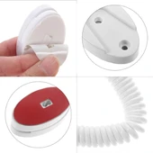 Sunup Yapışkanlı Duvar Tipi Spiral Kordonu Kumanda Telefon Tutma Standı Oteller İçin - 3