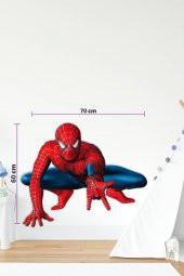 Spiderman-Oturan Örümcek Adam Çocuk Odası Duvar Sticker - 2