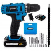 Deko 24 V 5 Ah Lithium (Çift Akülü) Şarjlı Vidalama Matkap ++ Set - 2