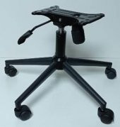 Konik Yıldız Ayak Seti Tek Kol Mekanizma Siyah renk thumbnail 4