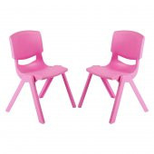Küçük Şirin Çocuk Sandalyesi Pembe 2li Paket 1-3 Yaş İçin - 1