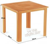 Plastik Sehpa Yükseklik 40cm - 1