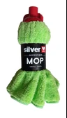 Silver Home Mikrofiber Jumbo Boy Islak Mop - 105x55 Cm. - Yedek Mop Paspas Ucu Başlığı - 5 Adet - 2
