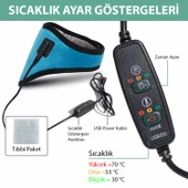 HyMark Servikal USB 3 Seviye Sıcaklık Elektrikli Zaman Ayarlı Boyun Masaj Aleti - 3
