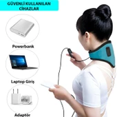 HyMark Servikal USB 3 Seviye Sıcaklık Elektrikli Zaman Ayarlı Boyun Masaj Aleti - 5