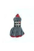 Silver Home Mikrofiber Jumbo Boy Islak Mop - 105x55 Cm. - Yedek Mop Paspas Ucu Başlığı - 5 Adet - 4