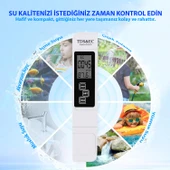 HyMark 3in1 Dijital TDS Su Kalitesi Değeri Sıcaklık Ölçüm Cihazı - 4