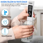 HyMark 3in1 Dijital TDS Su Kalitesi Değeri Sıcaklık Ölçüm Cihazı - 2