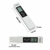 HyMark 3in1 Dijital TDS Su Kalitesi Değeri Sıcaklık Ölçüm Cihazı - 7