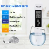 HyMark 3in1 Dijital TDS Su Kalitesi Değeri Sıcaklık Ölçüm Cihazı - 3