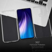 Samsung Galaxy A11 360 Derece Şeffaf Silikon Kılıf Komple Koruma - 4