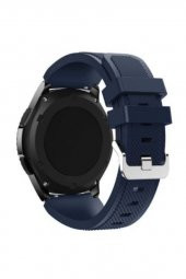 Huawei Samsung Xiaomi Akıllı Saat Uyumlu Silikon Kordon Kayış (22mm) - 4