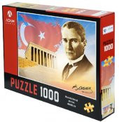 Mustafa Kemal Atatürk 1000 Parça Puzzle 48x68 - 1