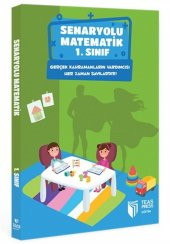 SENARYOLU MATEMATİK KİTABI-1.SINIF-Evde etkinlik,evde eğitim,Çocuk kitabı,lets mind,zeka oyunu,akıl - 1