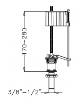 Japar Dicle Flatör 3/8 - 1