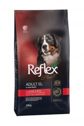 Reflex Plus Kuzu Etli Orta ve Büyük Irk Yetişkin Köpek Maması 18 Kg - 1