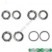 HSGL BİSİKLET ÖN ARKA GÖBEK ORTA GÖBEK FURŞ KAFES BİLYA SETİ - 1