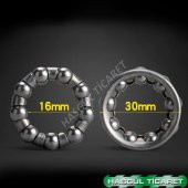 HSGL BİSİKLET ÖN ARKA GÖBEK ORTA GÖBEK FURŞ KAFES BİLYA SETİ - 6