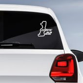 Edirne İli 22 Plaka Kodu Memleket Yarış Pisti Sticker - Oto Araba Etiket, Aksesuar, Tuning - 2